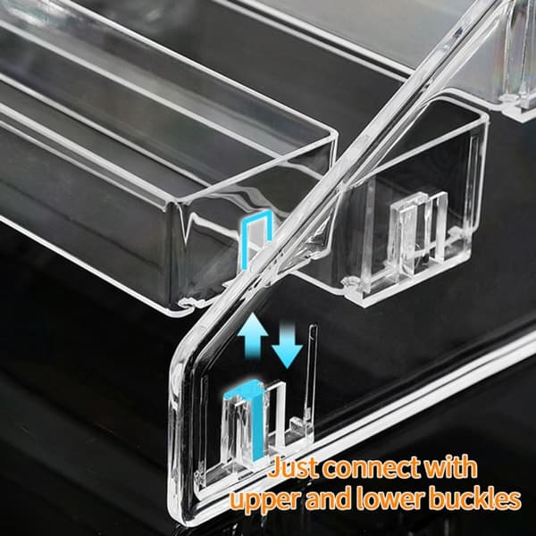 Transparent Display Stand Akryl Opbevaringsreol M M