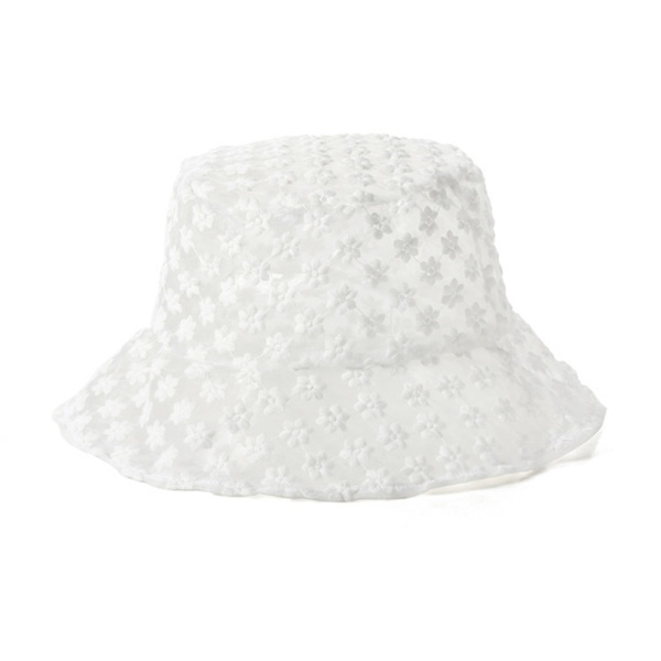 Bucket Hat Cap VIT white
