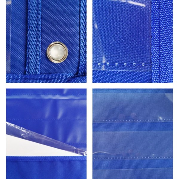 Magnetic Pocket Chart 7 Layer DIY White Card Chart Bag