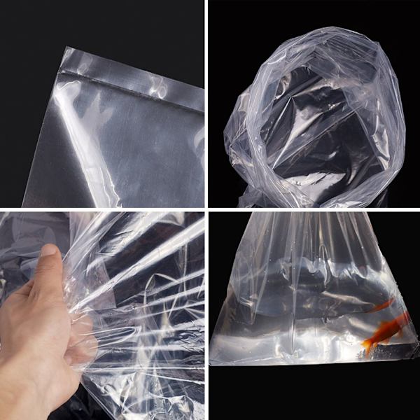 100 stycken Plastpåse Förpackningspåse 1 1 1