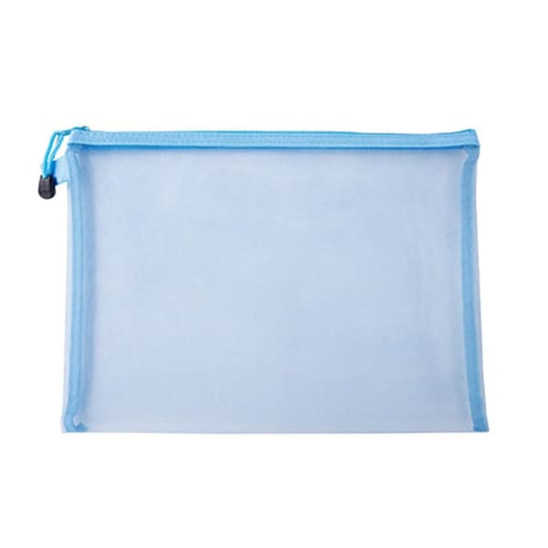 A4 Dokumenttaske Lynlåspenalhus BLÅ TYPE1 TYPE1 blue Type1-Type1