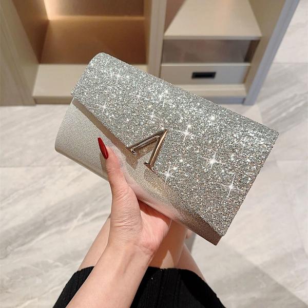 Bowknot Evening Bag Axelväskor GULD gold