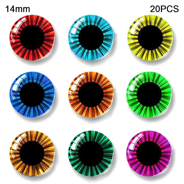 20st/10 par Eyes Crafts Eyes Puppet Crystal Eyes 14MM 14MM 14mm