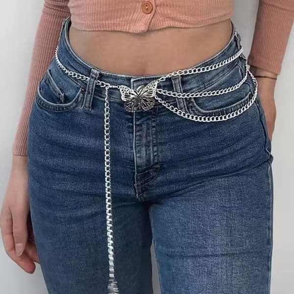 Taljekæde Body Chain SØLV silver