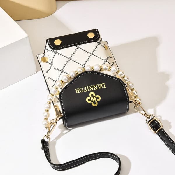 Crossbody Väska Telefonväska VIT white