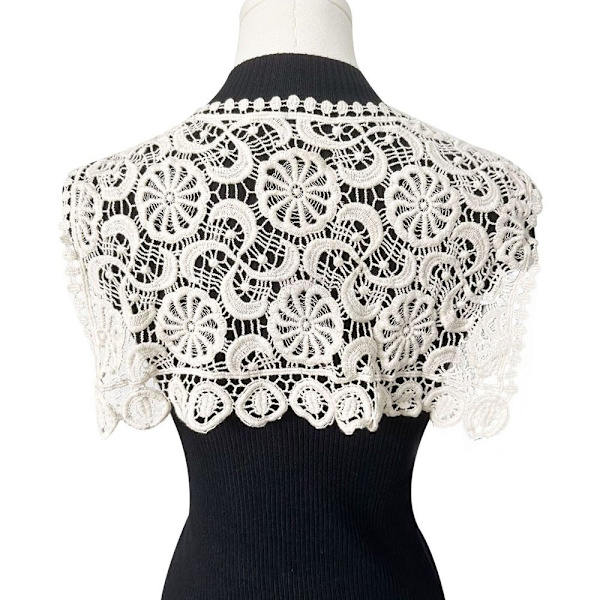 Strikket Sjal Bluse Skuldre APRIKOS Apricot