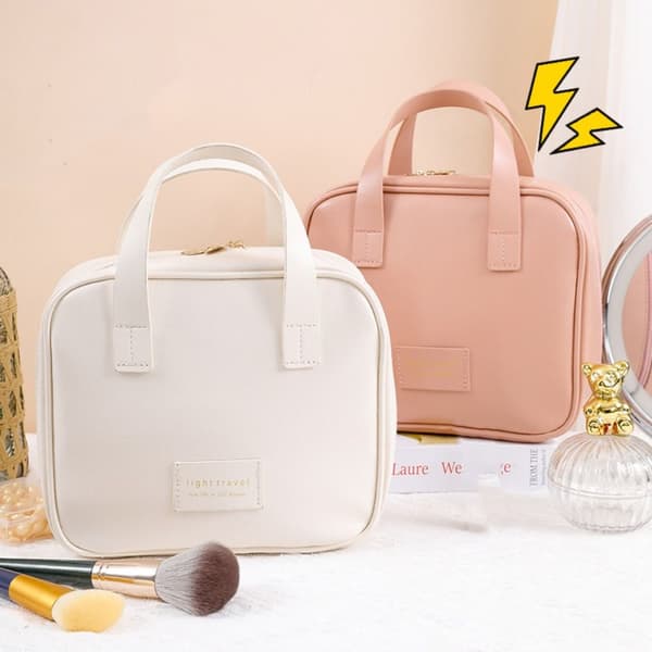 Makeuptaske Kosmetiktaske HVID white