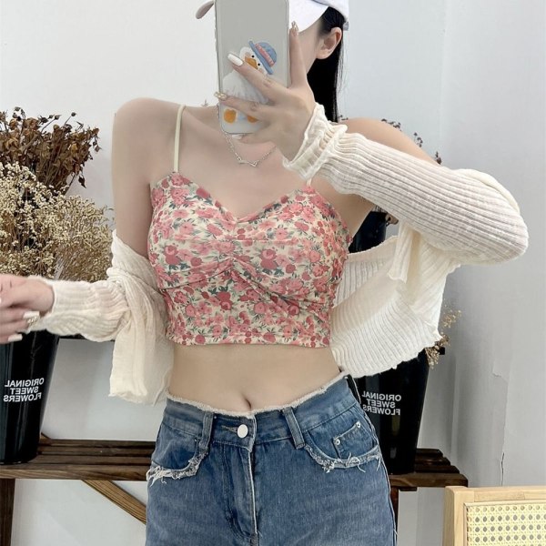 Kukkakuvioiset Camisole- print , VÄRI 1 VÄRI 1 Color 1