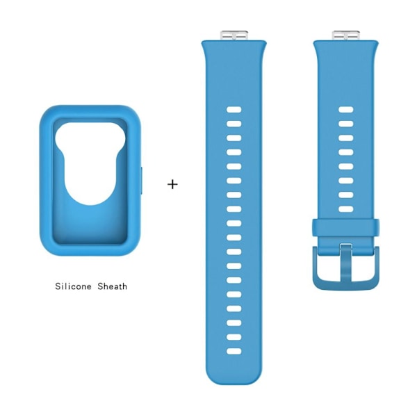 Udskiftningsurrem silikonebånd BLÅ Blue
