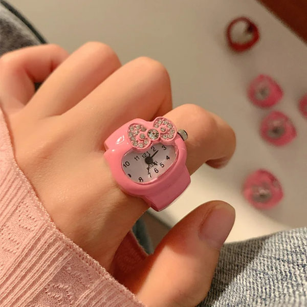 Watch Ring Kt Cat Ring LILA purple