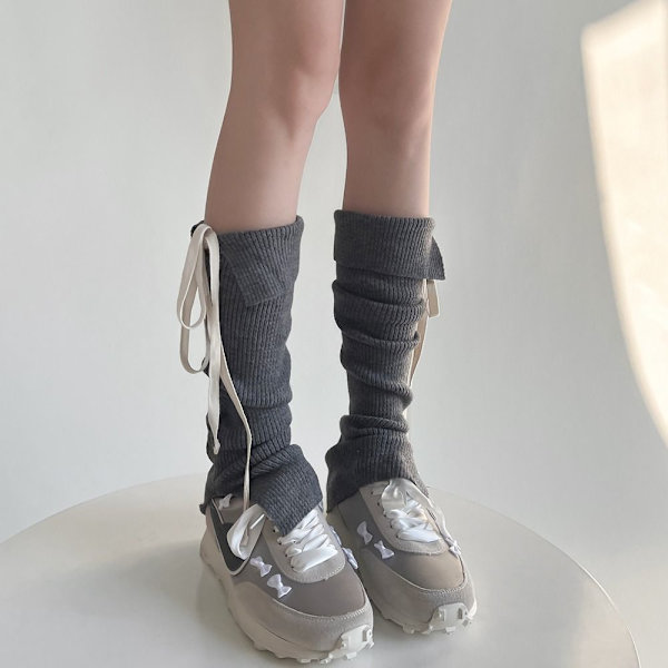 Leg Wraps Sokker Leg Cover Strømper LYS GRÅ Light Gray