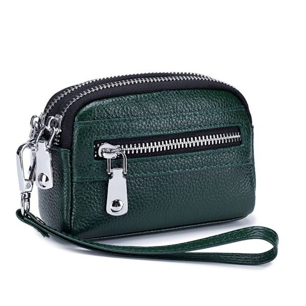 Kvinnor Liten Plånbok Kort Plånbok MÖRKGRÖN dark green