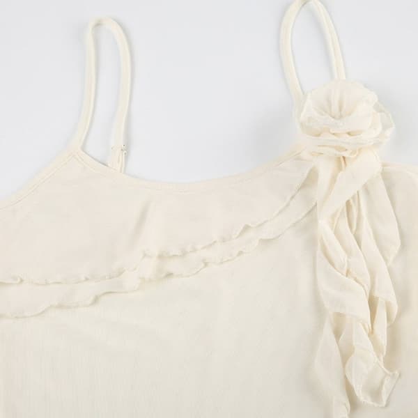 Dam Crop Tops Braletteväst VIT M White M