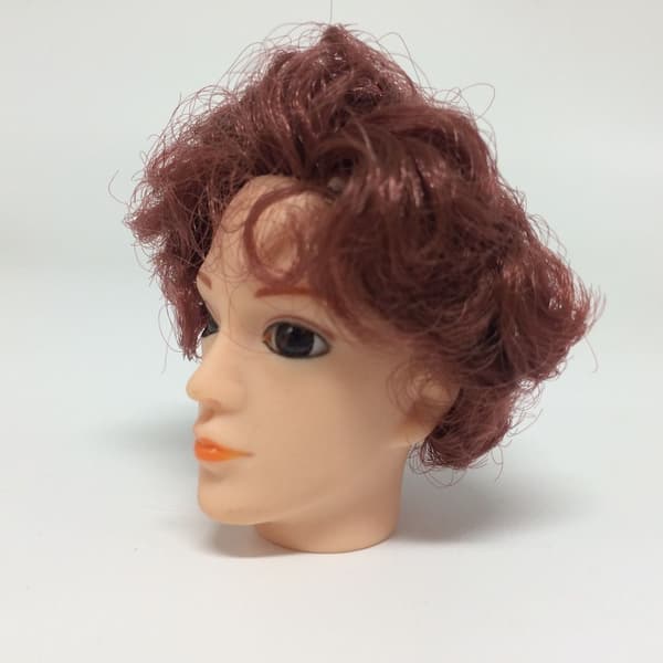 1/6 BJD Dukkehoved Guldbrunt Hår 2 2 2