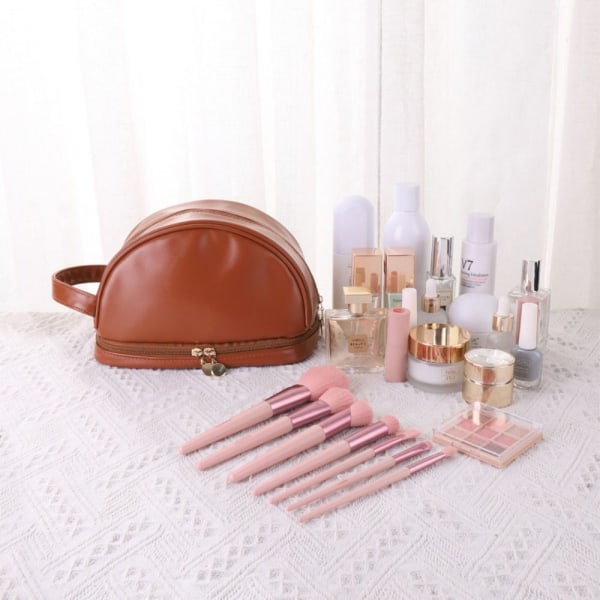 Makeuptaske Kosmetiktasker BRUN Brown