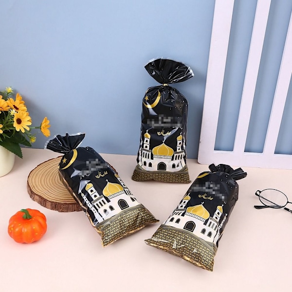 50 st Eid Mubarak godispåsar Cookie Treat-påsar STYLE 8 STYLE 8 Style 8