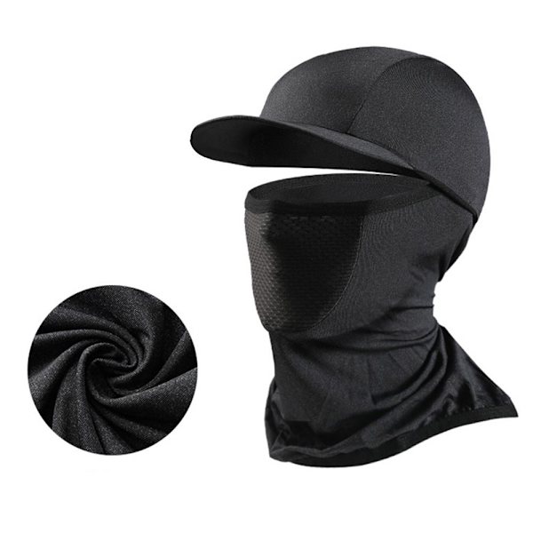 Full Face Cap Cykling Balaclava MÖRKGRÅ Dark Grey