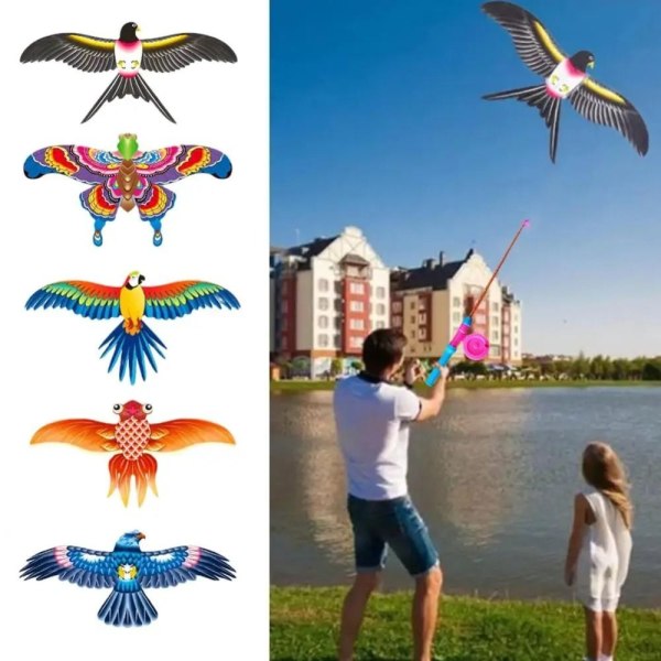 Kite kalastusvapa Kite VÄRIVÄRI PERHOSEN VÄRIVÄINEN PERHON Colorful Butterfly