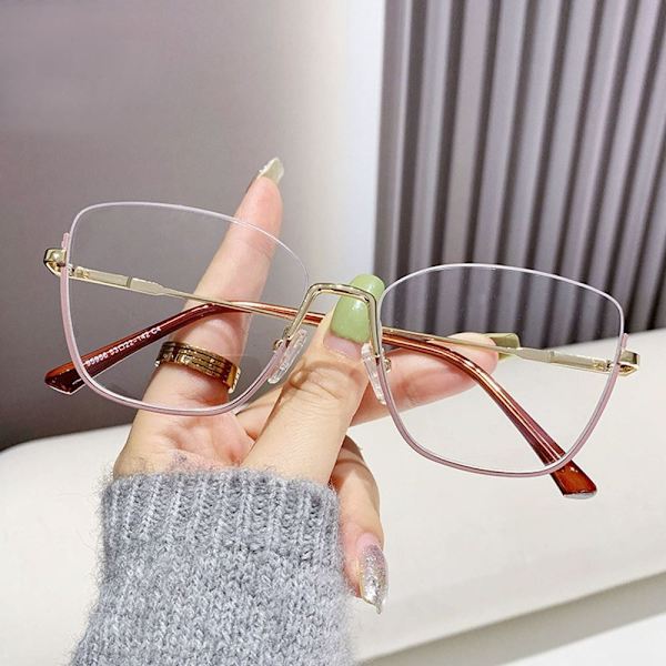 Anti-Blue Light Glasses Neliömäiset silmälasit RUSKEA Brown