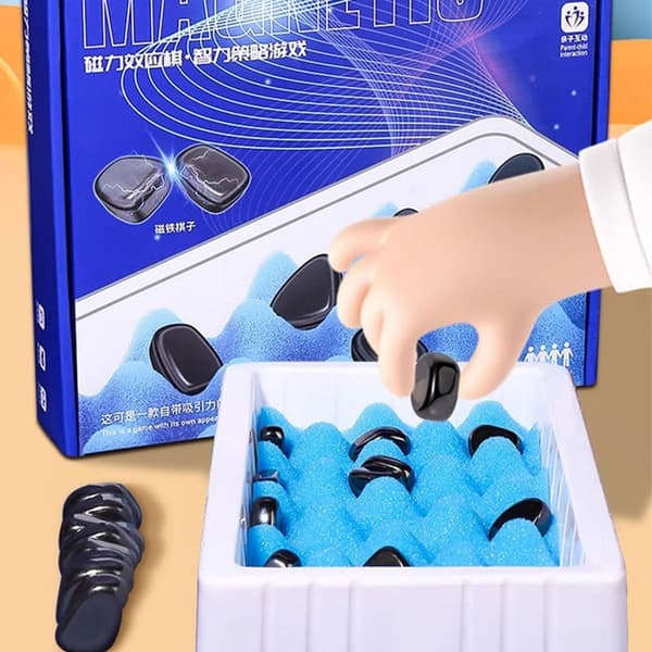 Magnetiskt Schackspel Magnetisk Effekt Schack Interaktivt Brädspel