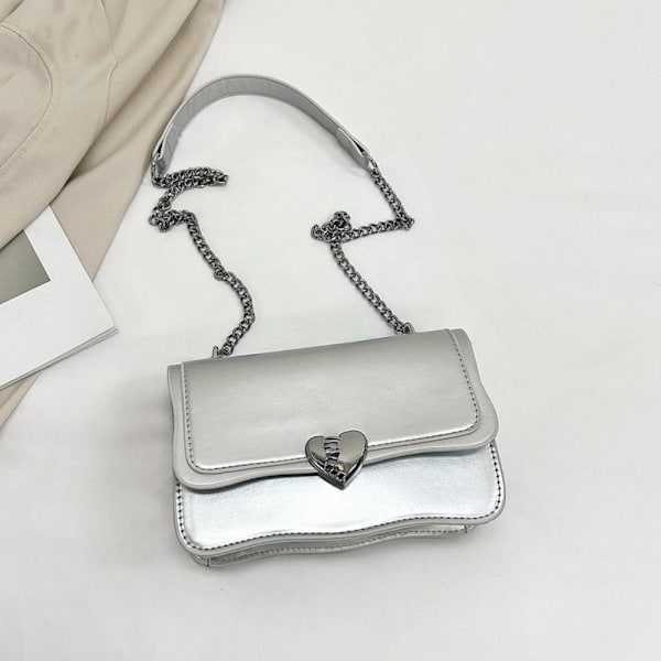 Axelväska Crossbody-väska SILVER silver