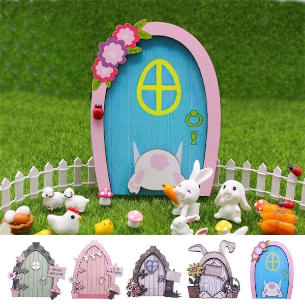 Miniatyr Elf Door Fairy Tale Gate D D D