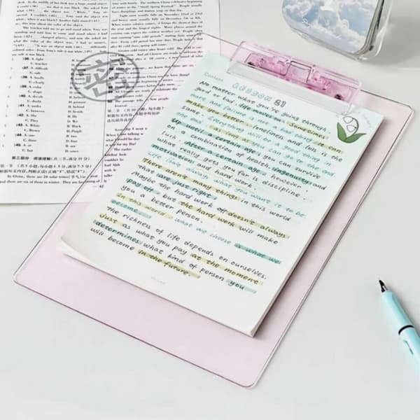 A4 Kansio PINKKI Pink