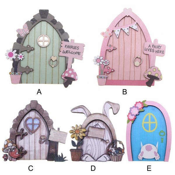 Miniatyr Elf Door Fairy Tale Gate D D D