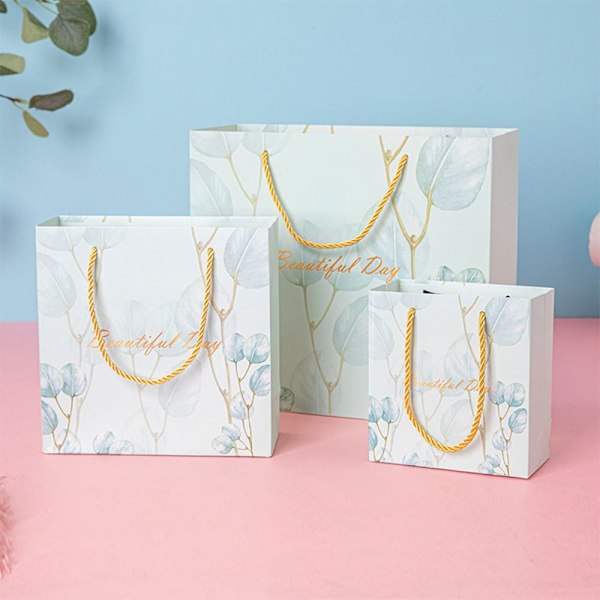 Blomsterpresentpåse Papperspåse GRÖN L L Green L-L