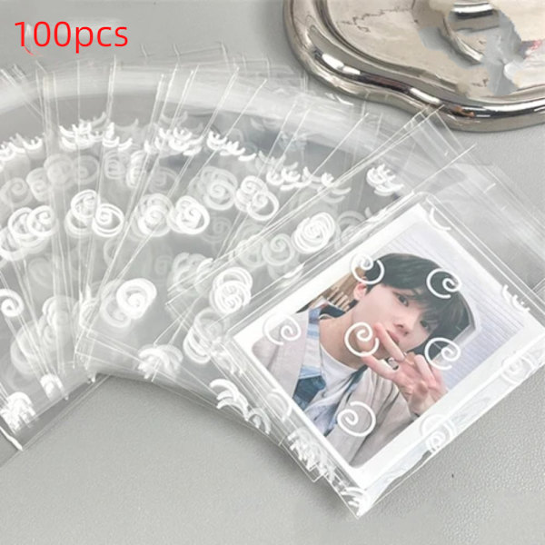 50/100 stk./pakke Opp-pose beskyttelsesærmer 100 stk. 100 stk. 100pcs