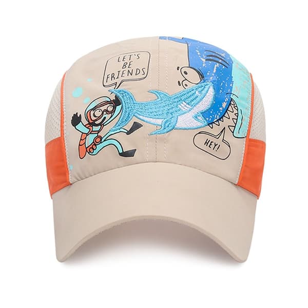 Børne Baseball Kasket Solhat BEIGE beige