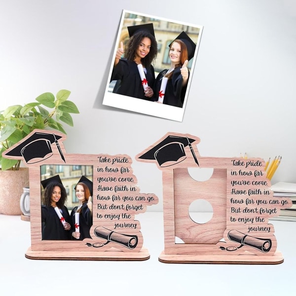 Graduation Photo Frame Graduation Picture Holder BLÅ blue