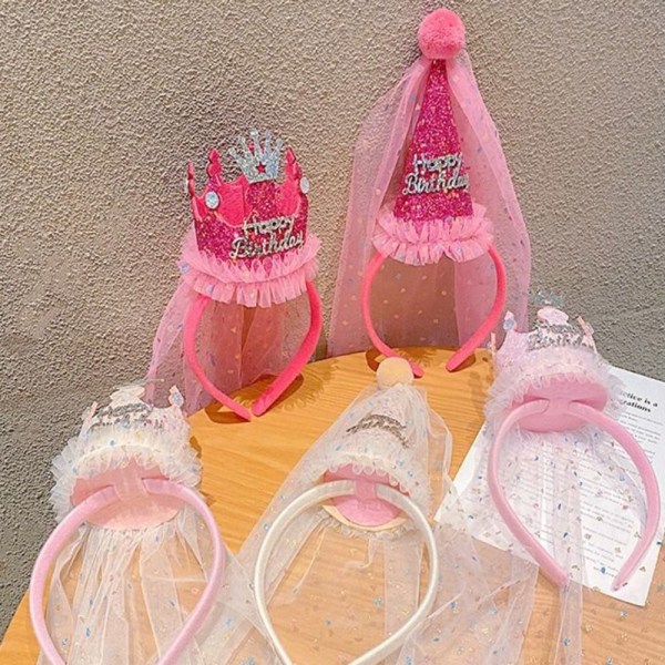 Söta pannband Kronhatt ROSA TYP A TYP A Pink Type A-Type A
