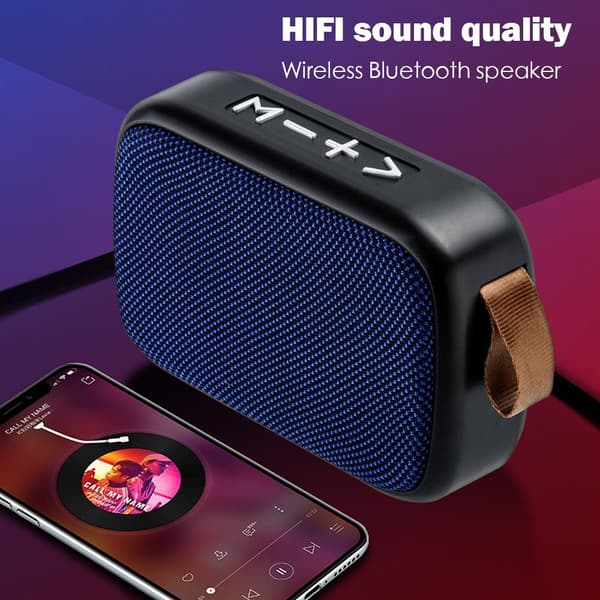 Bluetooth Högtalare Trådlös Ljud SVART Black