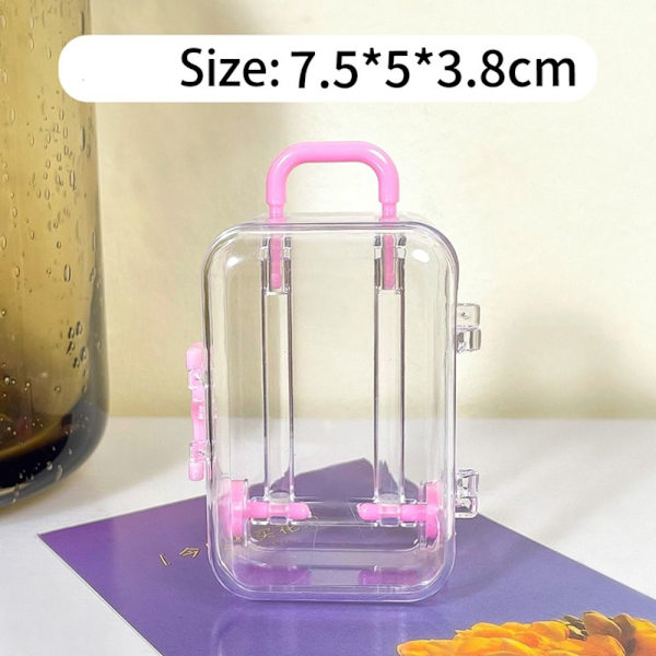 Mini Roller Matkalaukku Pieni Case PINK S pink S