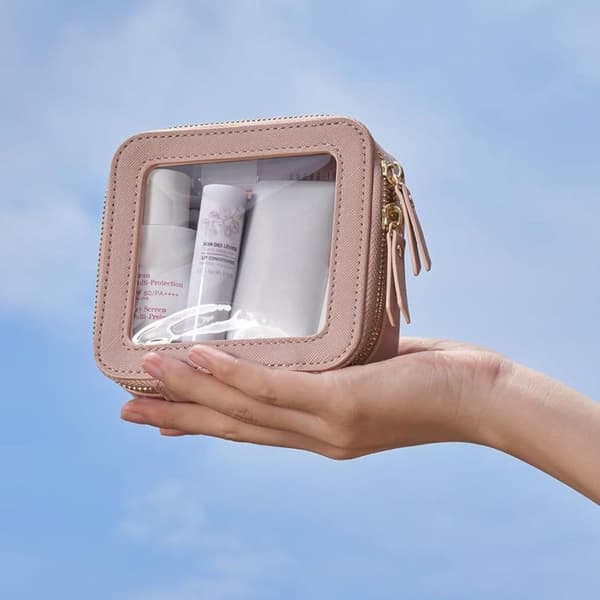 Hvid Makeuptaske Kosmetiktaske White