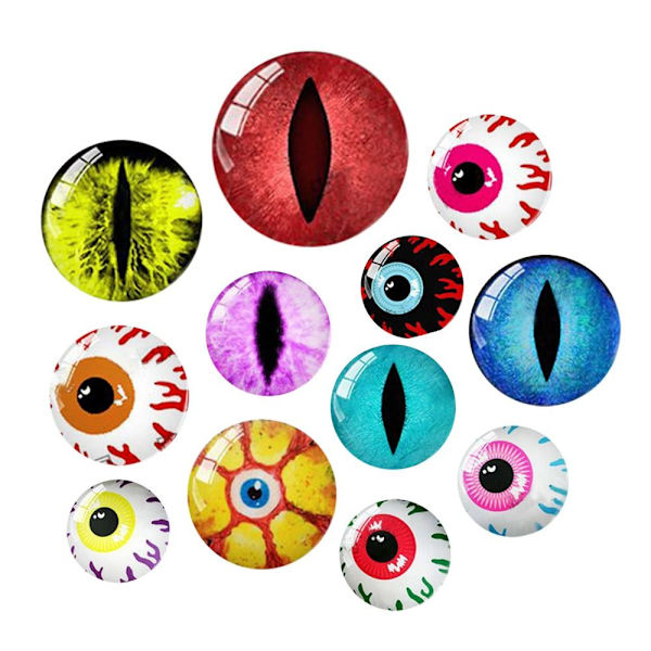 20st/10 par Eyes Crafts Eyes Puppet Crystal Eyes 14MM-FÄRG 14mm-color random