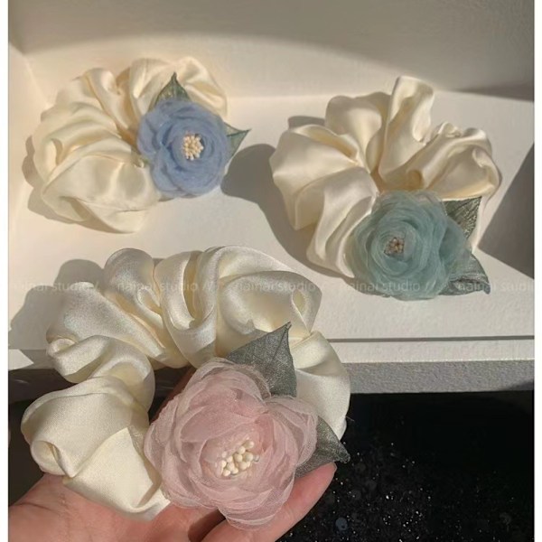 Scrunchies Hårtøj BLÅT blue