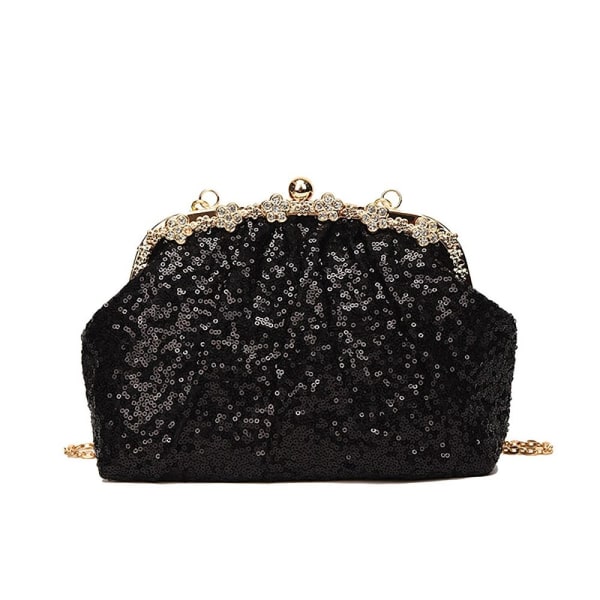 Evening Bag Crossbody Skuldervesker SVART BLACK