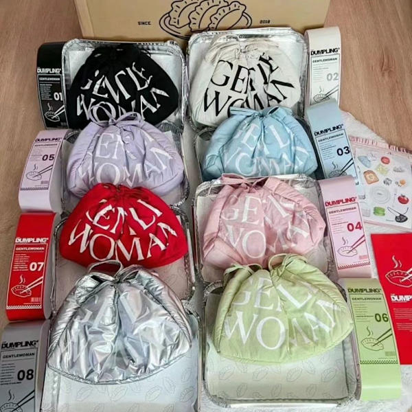 Axelväskor Semi Dumpling Bags VIT white