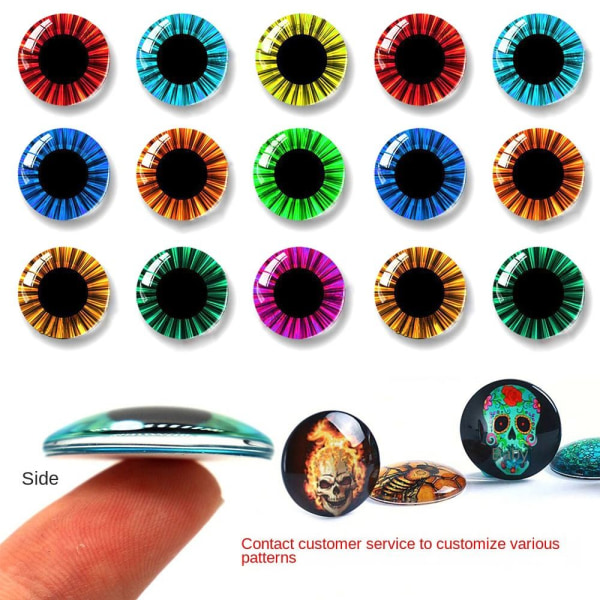 20 stk/10 par Eyes Crafts Eyes Puppet Crystal Eyes 18MM 18MM 18mm