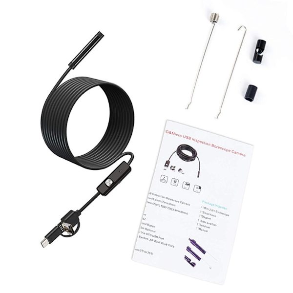 Endoskopkamera Borescope Inspection Snake Camera