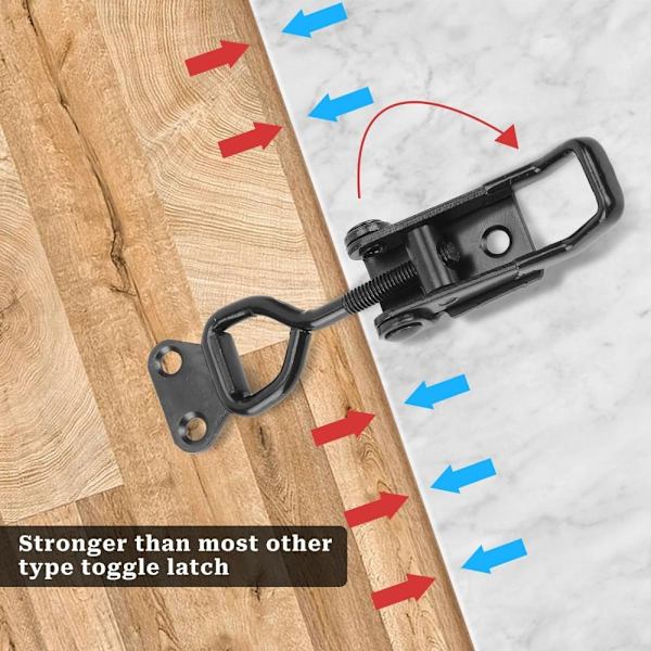 2 ST Spänne Lås Fjäder Toggle Lås Fjäder Toggle Lås