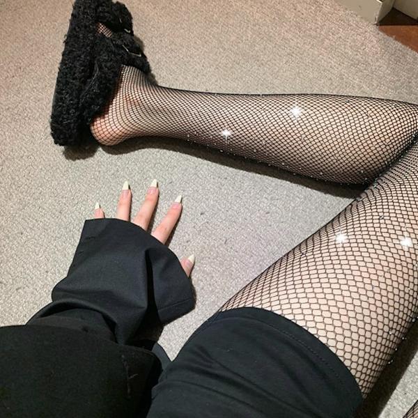Diamond reisisukat Verkkosukkahousut NUDE nude