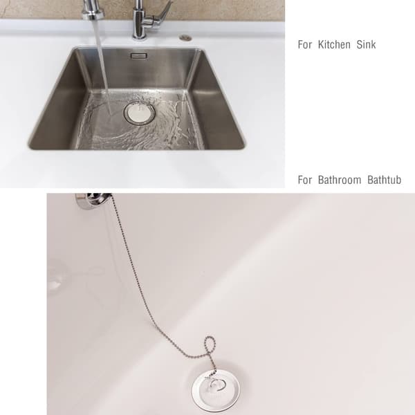 Avloppspropp Badkarspropp 2-pack 2pcs