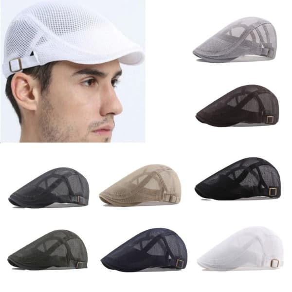 Solhattar Newsboy Keps VIT white