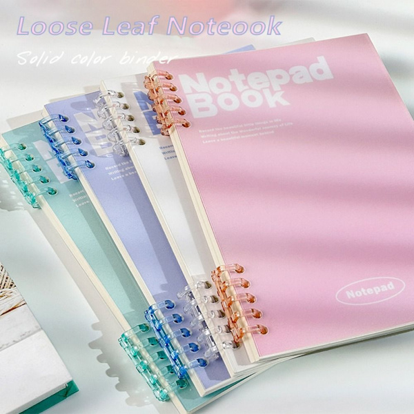 Ringbind Notesbog Løsbladsnotesbog PINK A5 Pink A5