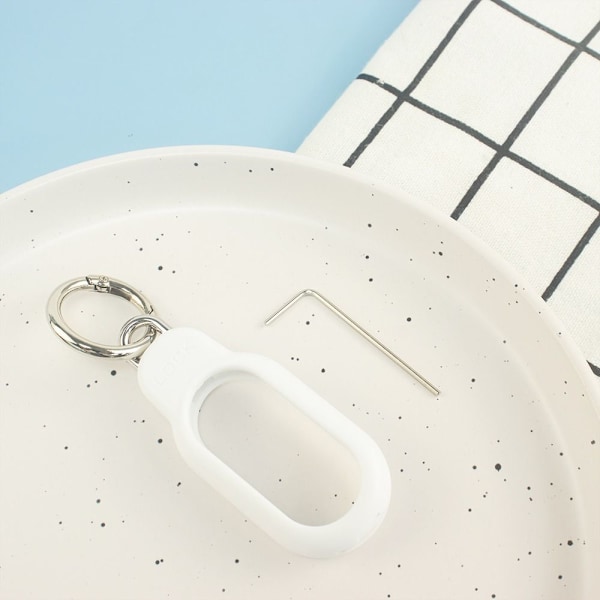 Turvalukko Case Tracker Secure Holder VALKOINEN White