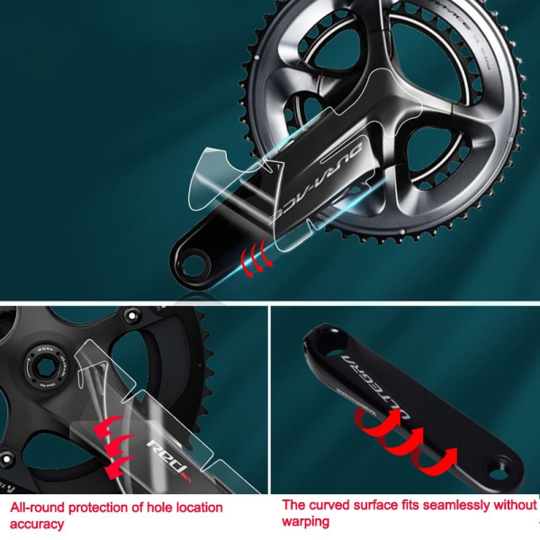 Bike Crank Protective Film Crank Sticker Protection 3T/SRAM 3T/Sram