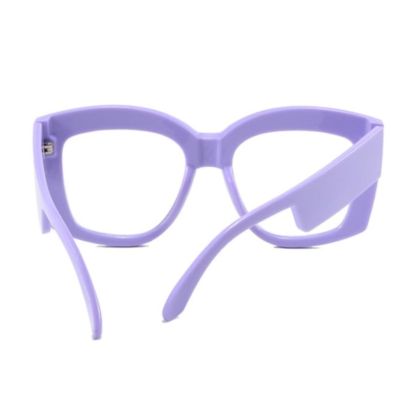 Anti-Blue Light Glasögon Fyrkantiga Glasögon LILA Purple